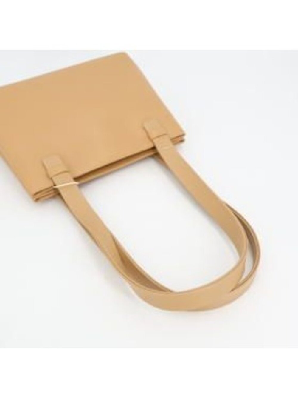 Chanel Logo Tote Shoulder Bag Leather - Picture 2 of 7